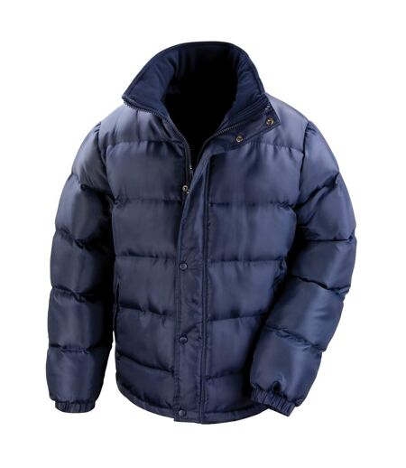 Mens Core Nova Lux Padded Lined Winter Jacket Water Repellent & Windproof Navy Blue Result