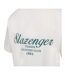 T-shirt Tennis Motif/style Brodé Homme Blanc Slazenger-3