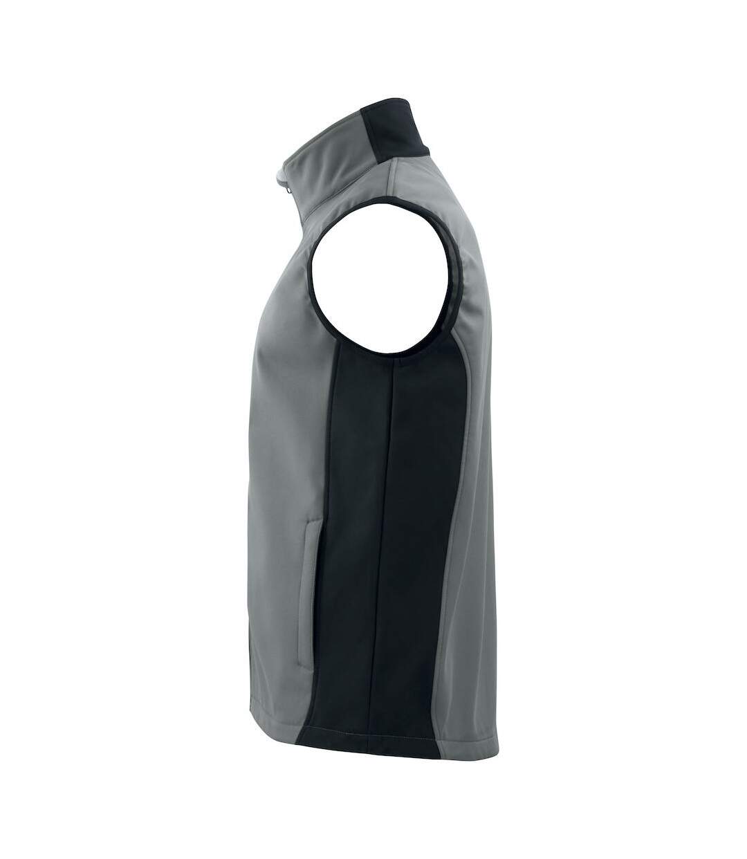 Mens Softshell Body Warmer Grey Projob-3