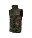 Mens Sherpa Fleece Gilet Green Brown Speero-3