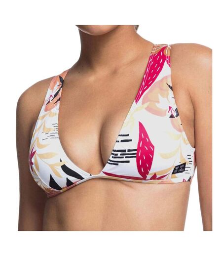 Haut De Bikini Jaune Femme Roxy Pop Surf - S