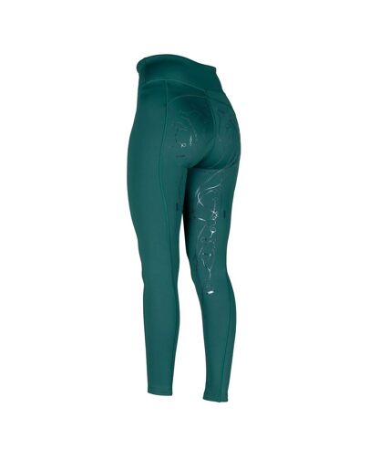 Collants d'équitation d'hiver pour dames et femmes vert Aubrion