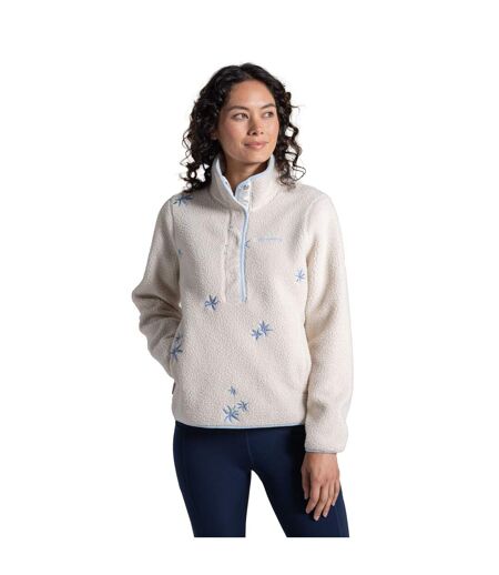 Veste Polaire Motif/style Floral National Trust Rosemary Femme Écru Craghoppers