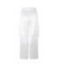 Pantalon À Poches Duchesse Femme Blanc Off White-2