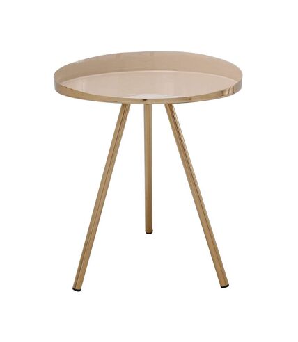 Table basse fait main en fer motif contemporain EDI