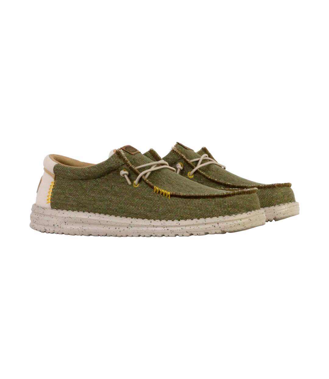 Mocassin à Lacets Hey Dude Wally Coastline Jute-3