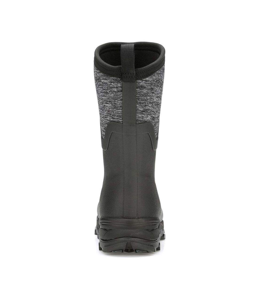 Womens/ladies arctic ice wellington boots black/heather grey Muck Boots-2