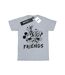 Disney Femme/Ladies - Mickey Mouse And Friends - T-shirt boyfriend en coton (Gris sportif) - UTBI37988-1