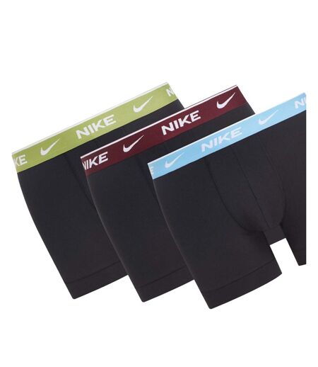 Pack Of 3  Mens Boxer Shorts  Black Blue Maroon Green Nike