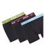 Pack Of 3  Mens Boxer Shorts  Black Blue Maroon Green Nike-2