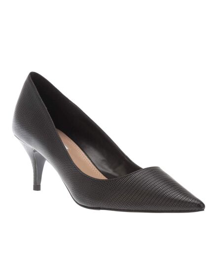 Escarpins attire patent femme noir Dune London