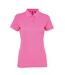 Asquith & Fox Womens/Ladies Short Sleeve Performance Blend Polo Shirt (Neon Pink) - UTRW5354