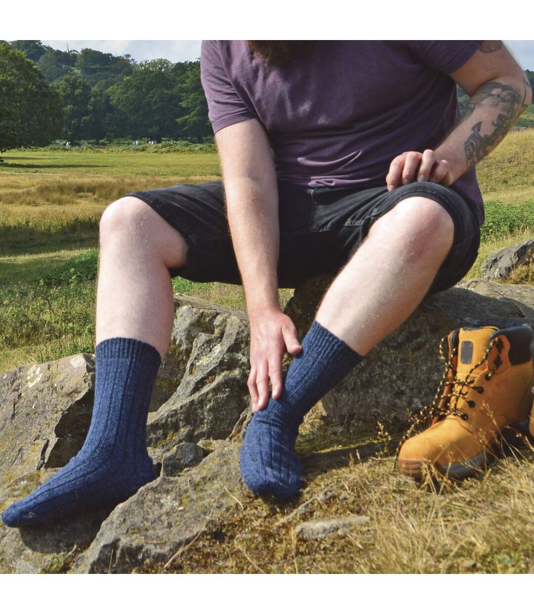 12 paires de chaussettes chaudes et douces en laine pour hommes-5