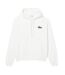 Mens Loose Fit Drawstring Hoodie Cream Lacoste-2