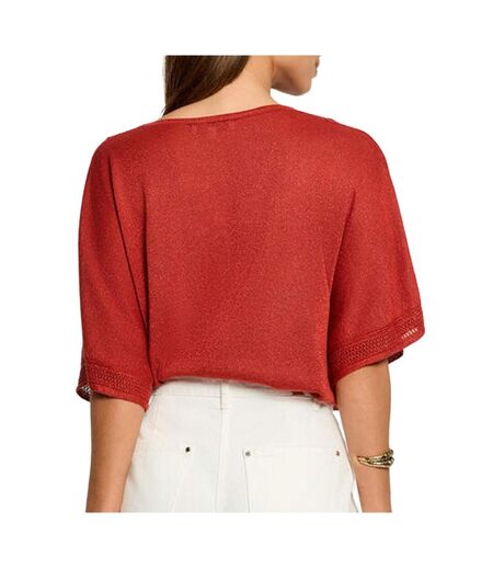 Pull rouge vif femme morgan mchris