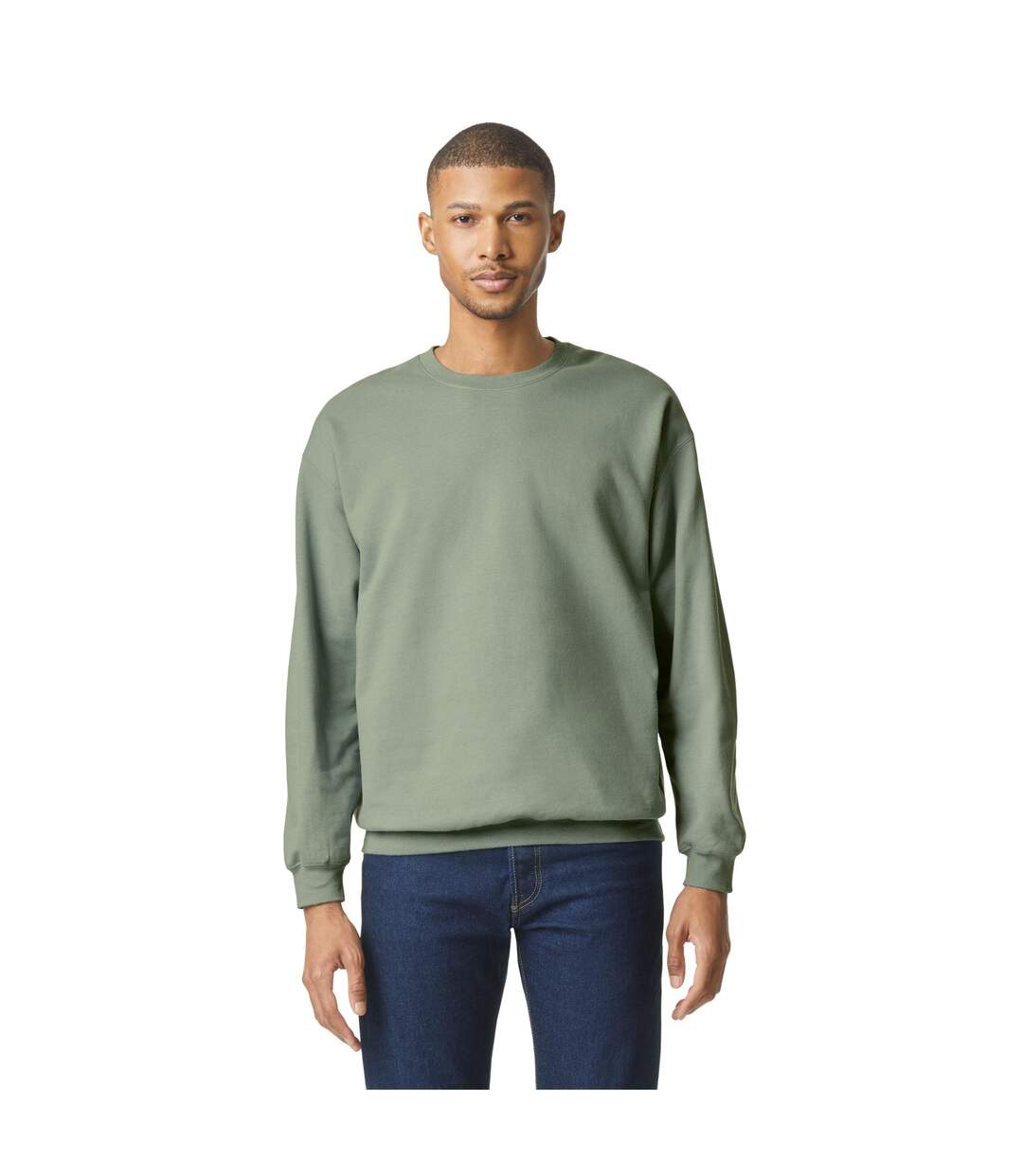 Unisex Adult Softstyle Fleece Midweight Pullover Sage Gildan-2