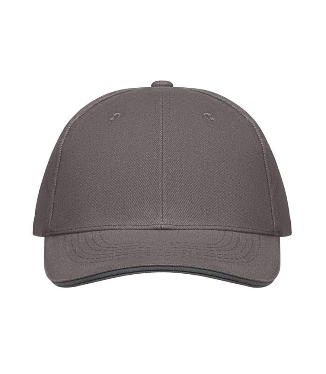 Buffalo 6 Panel Baseball Cap Dark Grey Grey MidOcean-1