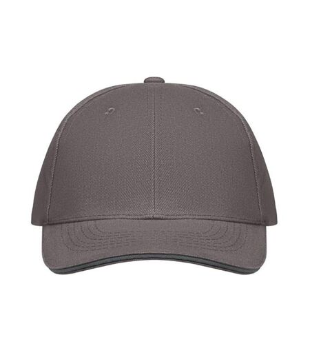 Buffalo 6 Panel Baseball Cap Dark Grey Grey MidOcean
