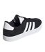 Mens Vl Court 3.0 3 Stripes Leather Shoes Black White Adidas-2