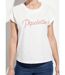 T-shirt col rond avec message Pipelette-4