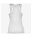 Womens/ladies shura sports tank top white Roly