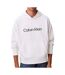 Sweat blanc homme calvin klein jeans standard-1