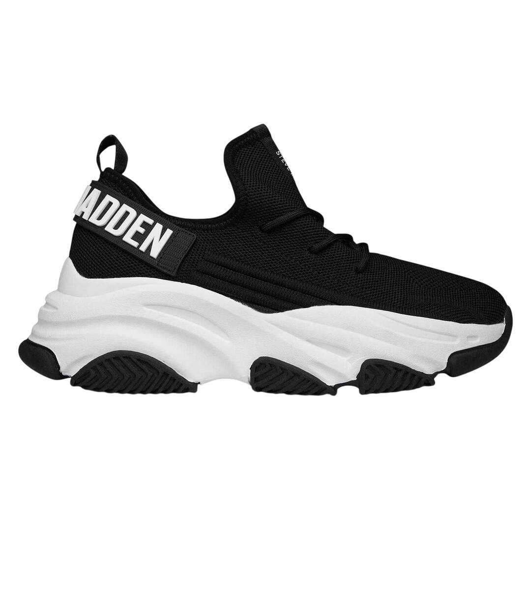 Baskets Protege Femme Noir Blanc Steve Madden-4