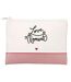 Trousse de Toilette Mots d'Amour 19cm Blanc-1
