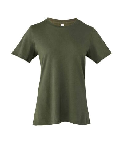 Bella + Canvas Womens/Ladies Relaxed Jersey T-Shirt (Military Green) - UTPC3876