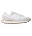 Womens/ladies 237 Classic Suede Trainers White Gum New Balance-1