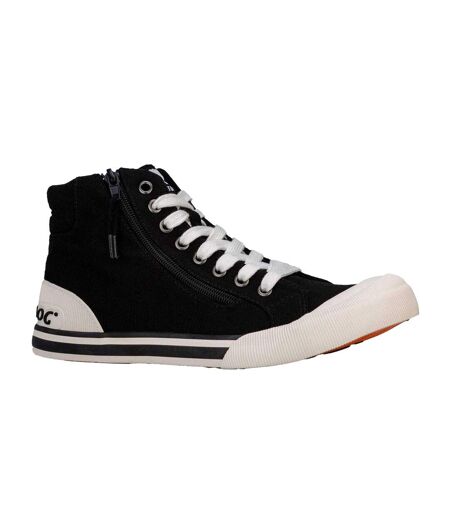 Tennis Montantes En Toile Jazzin Hi Femme Noir Rocket Dog