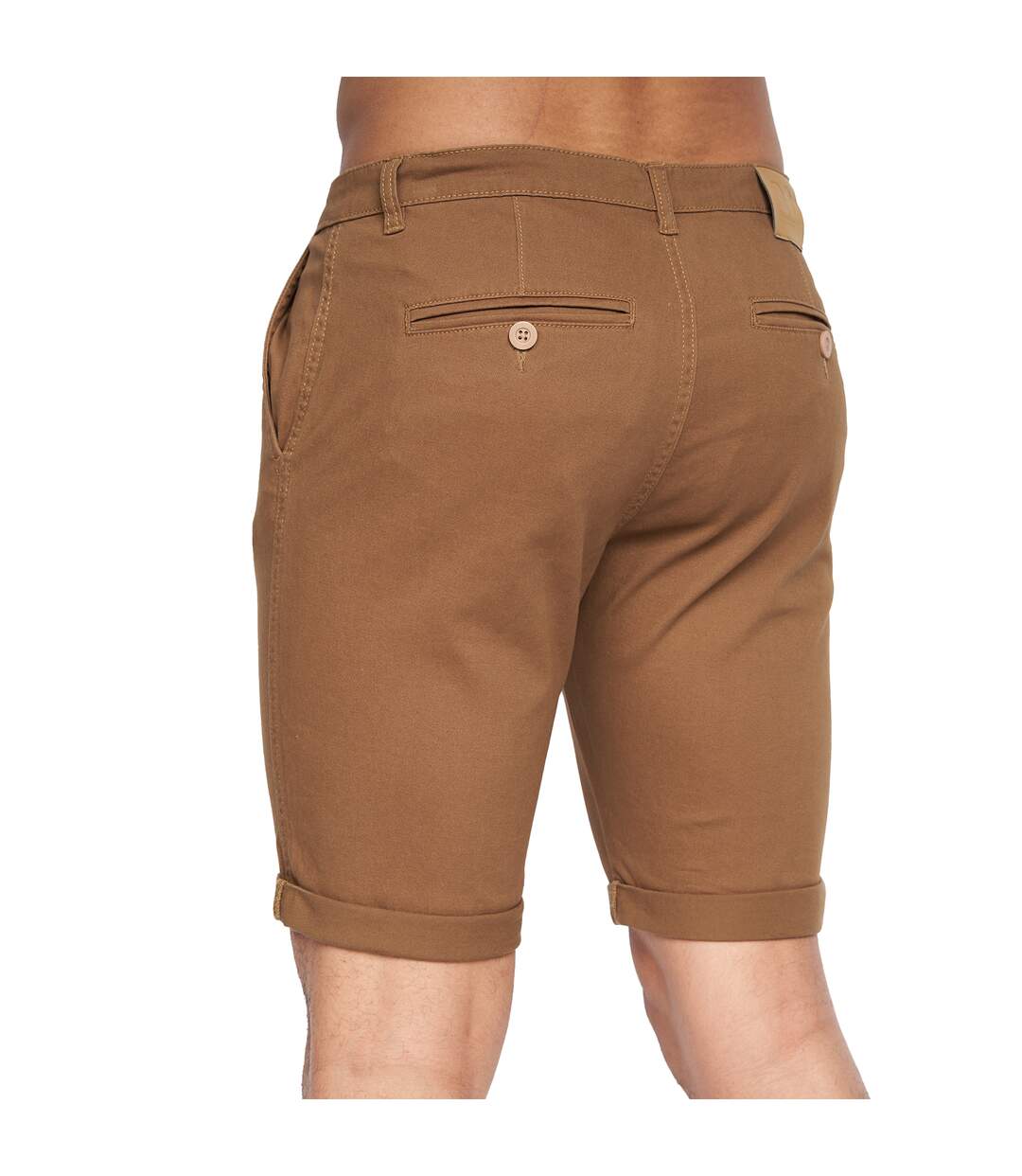 Short sinwood homme cannelle Crosshatch-4