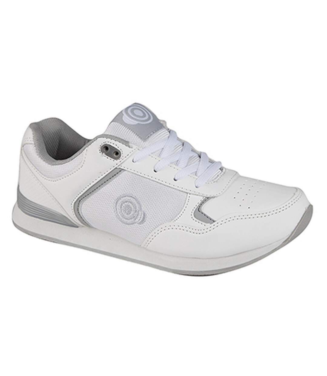 Dek Womens/Ladies Kitty Lace Up Trainer-Style Bowls Shoes (White) - UTDF951-1