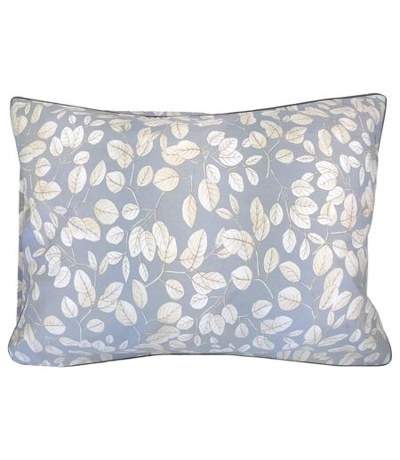 Taie d'oreiller percale de coton LISON GRIS