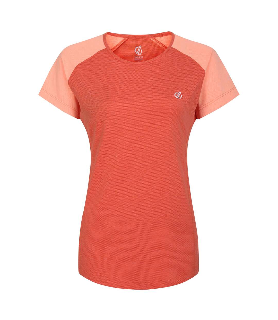 T-shirt corral femme orange vif / mandarine chiné Dare 2B