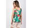 Top femme IVANOE motif lumineux exotique Coton Du Monde-4