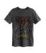 Unisex Adult Vintage Poster Kiss T-shirt Charcoal Amplified-1