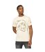 T-shirt Skullmatic Homme Blanc Cassé Duck And Cover-4