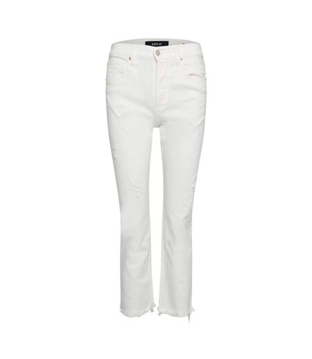 Jean Motif/style Uni Femme Blanc Replay