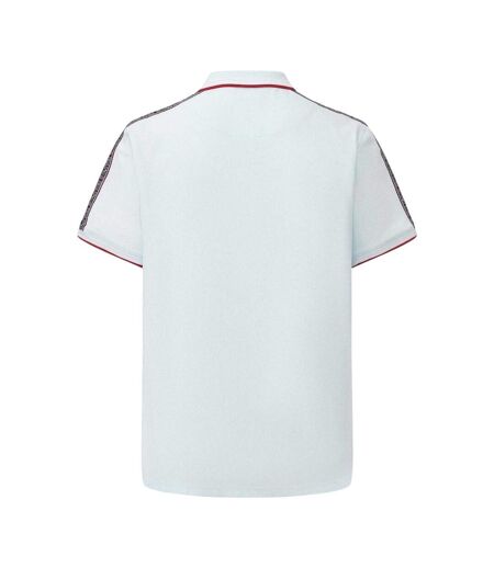 Polo Motif/style Logo Homme Bleu Clair Pretty Green