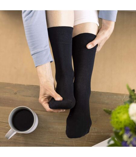 6 Pack Ladies Non Elastic Bamboo Diabetic Socks