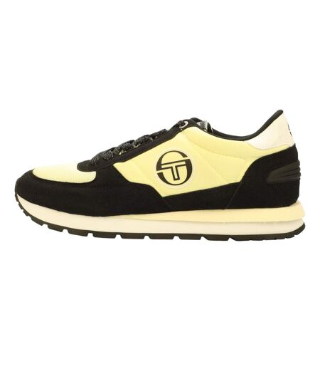 Baskets Venezia Homme Blanc Noir Citron Sergio Tacchini