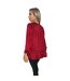 Haut À Smocks Manches Longues Motif/style Imprimé Femme Rouge AX Paris-3