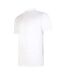 Mens Essential Polo Shirt White Black Umbro-2