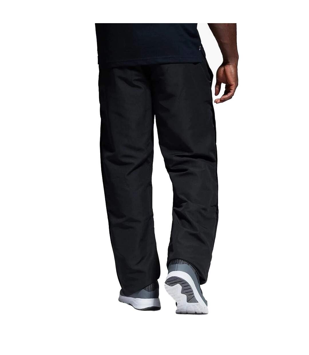 Mens Stadium Open Hem Tracksuit Bottoms Black Canterbury-2
