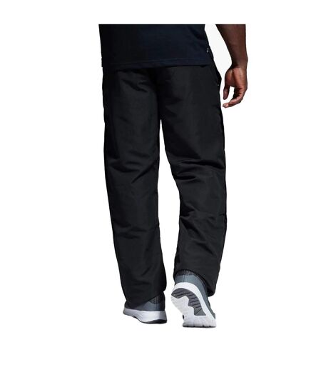 Mens Stadium Open Hem Tracksuit Bottoms Black Canterbury