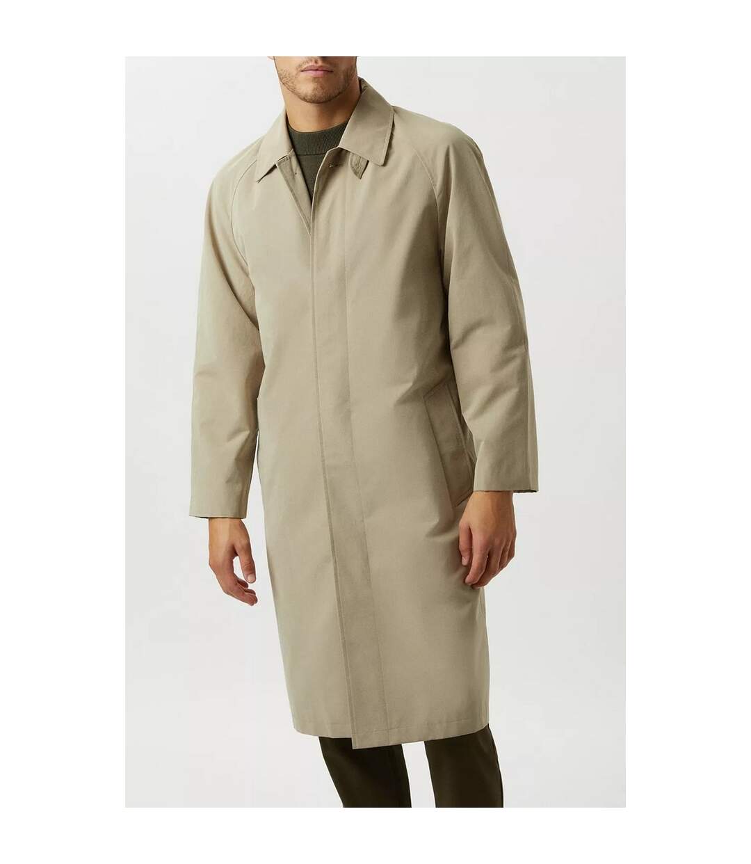 Mens raglan raincoat tan Burton-3