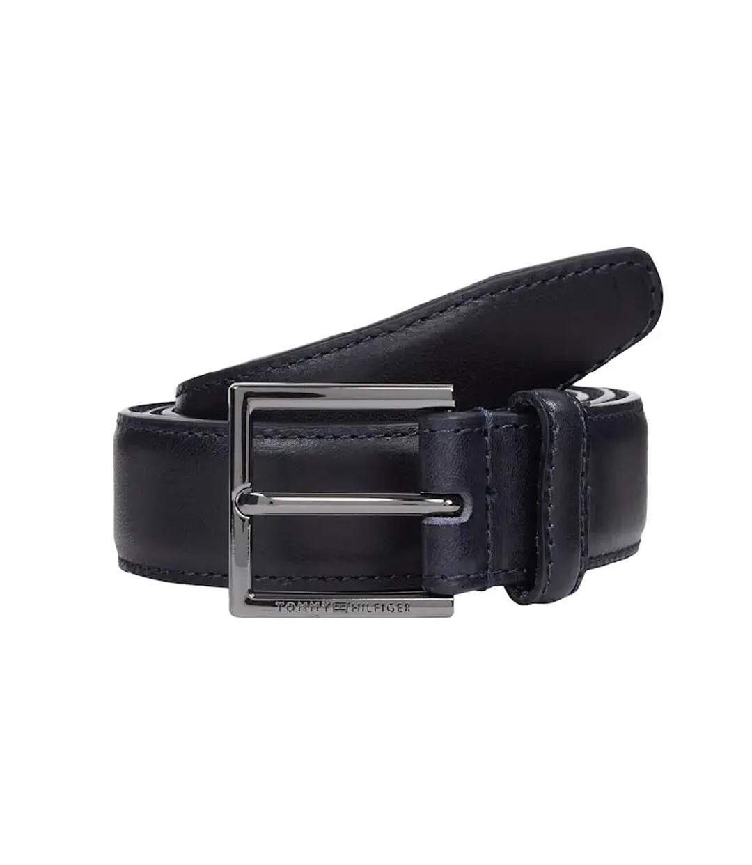 Ceinture noire homme tommy hilfiger hudson am0am13379-1