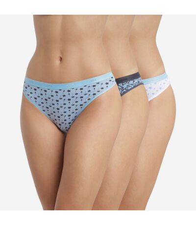 Lot de 3 Strings Les Pockets Coton