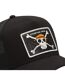 Casquette trucker premium effet bambou One Piece Black Flag Capslab-3